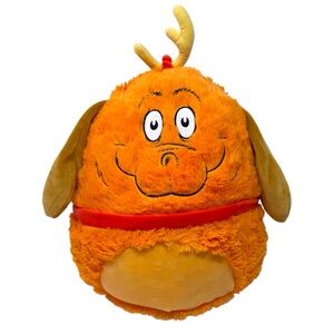 Fuzz-A-Mallows Squishmallows Max the Grinch Dr Seuss 15 inches new with tag